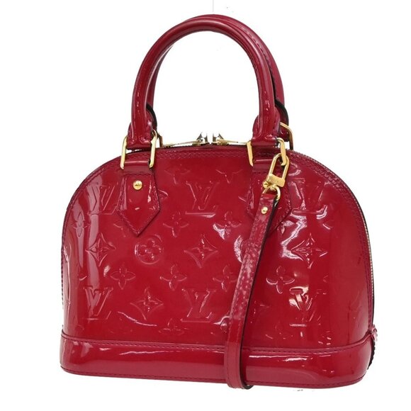 LOUIS VUITTON LV Alma BB Hand Bag Monogram Vernis Learher Pink M91698 24EF014 - Picture 2 of 16